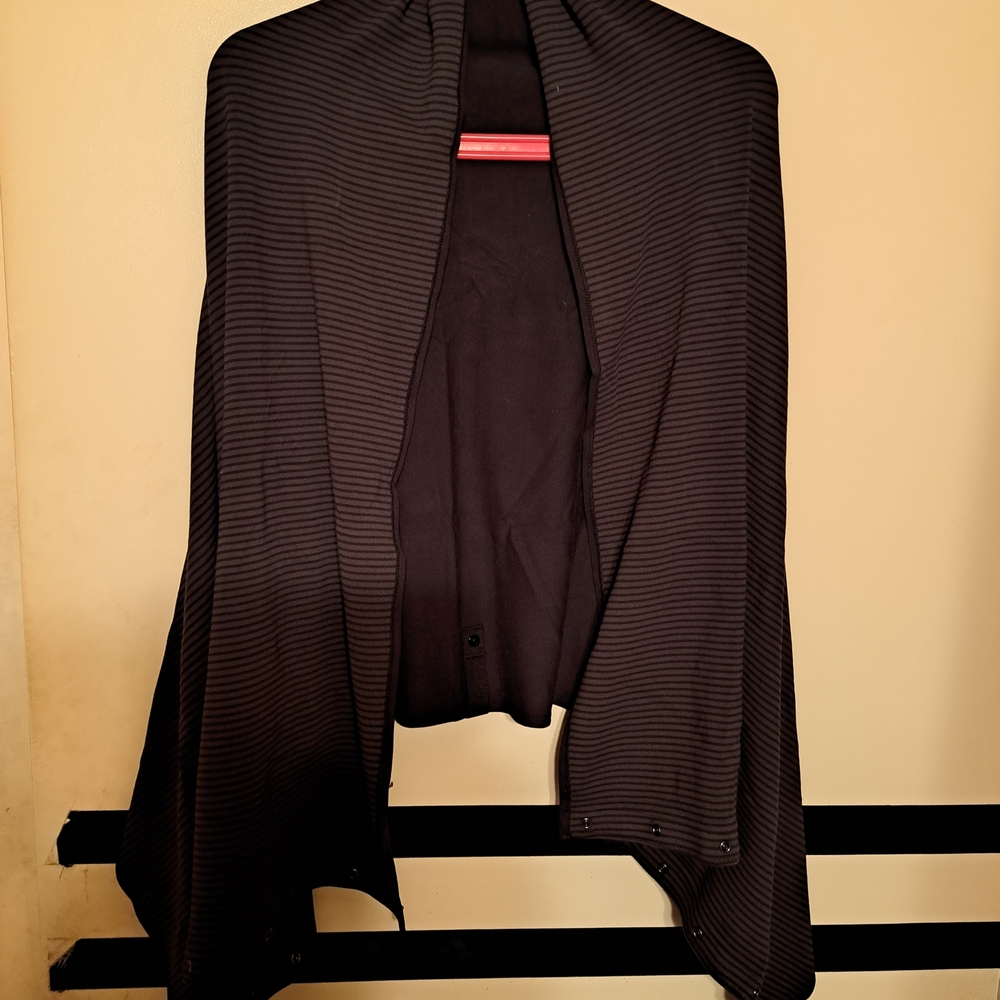 Women's Black Striped Jacket